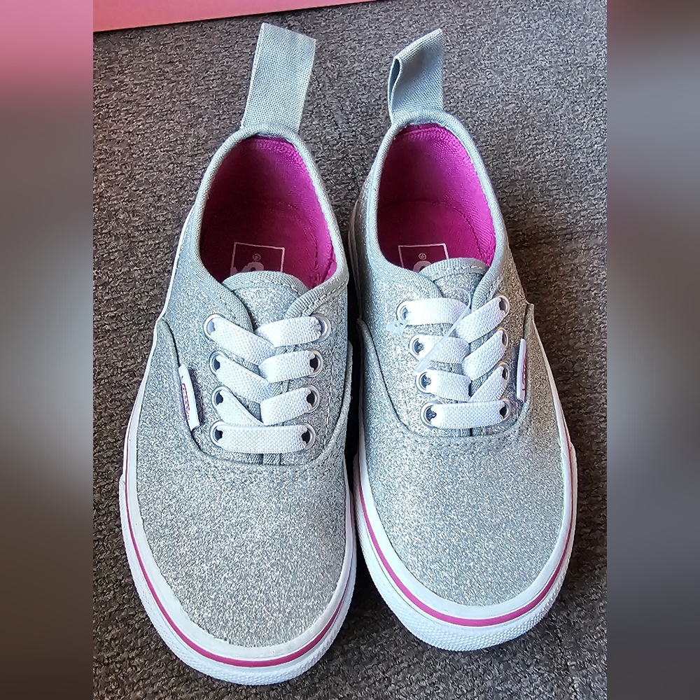 Silver sparkle sandals